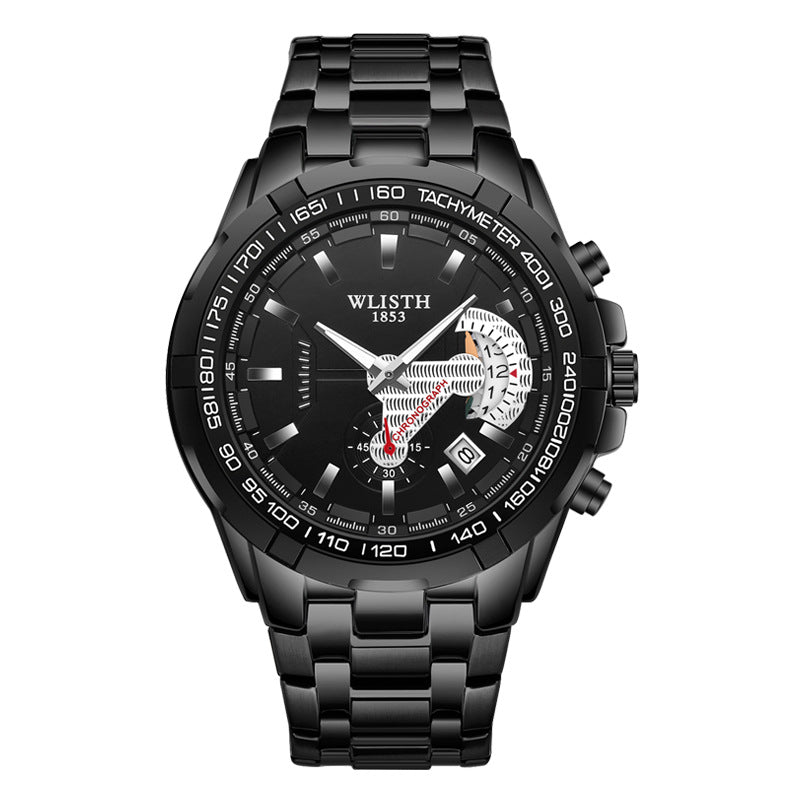 Quartz waterproof sports men's wristwatch