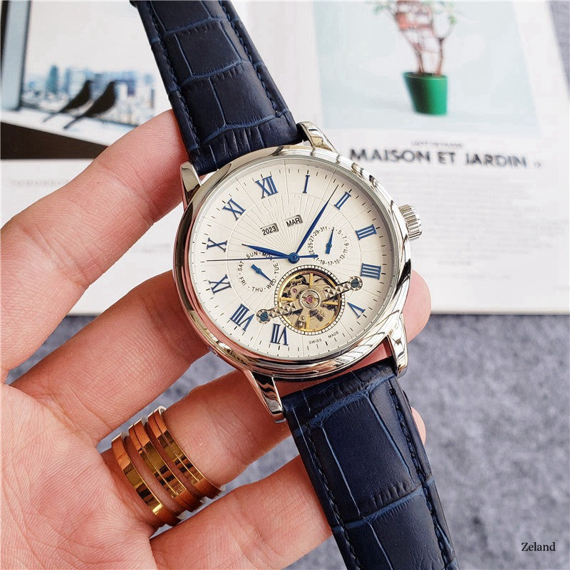 Tourbillon Five-Hand Casual Fashion Men's Watch