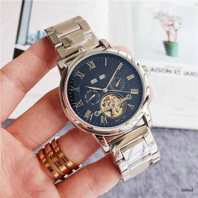 Tourbillon Five-Hand Casual Fashion Men's Watch