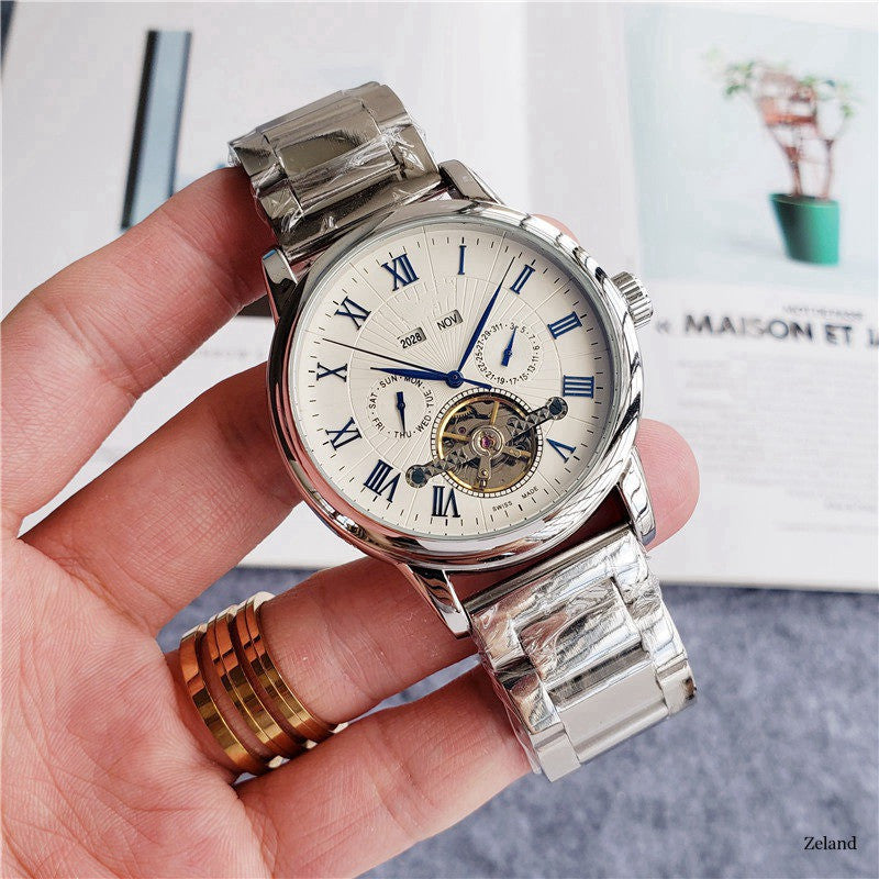 Tourbillon Five-Hand Casual Fashion Men's Watch