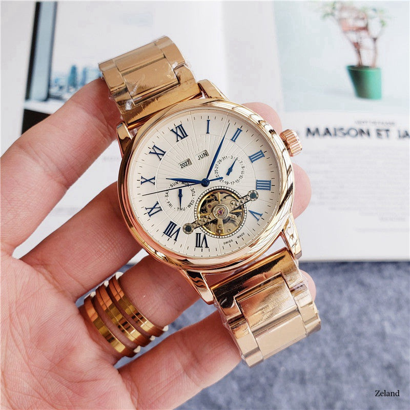 Tourbillon Five-Hand Casual Fashion Men's Watch