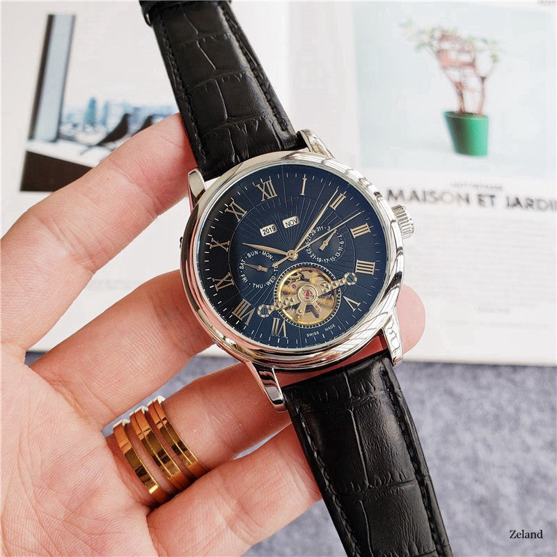 Tourbillon Five-Hand Casual Fashion Men's Watch