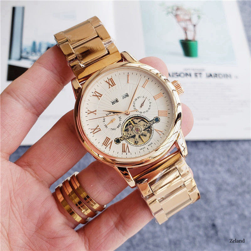 Tourbillon Five-Hand Casual Fashion Men's Watch