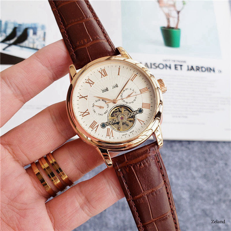 Tourbillon Five-Hand Casual Fashion Men's Watch