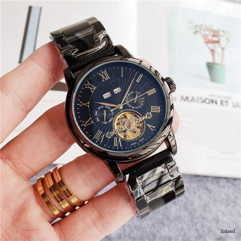 Tourbillon Five-Hand Casual Fashion Men's Watch