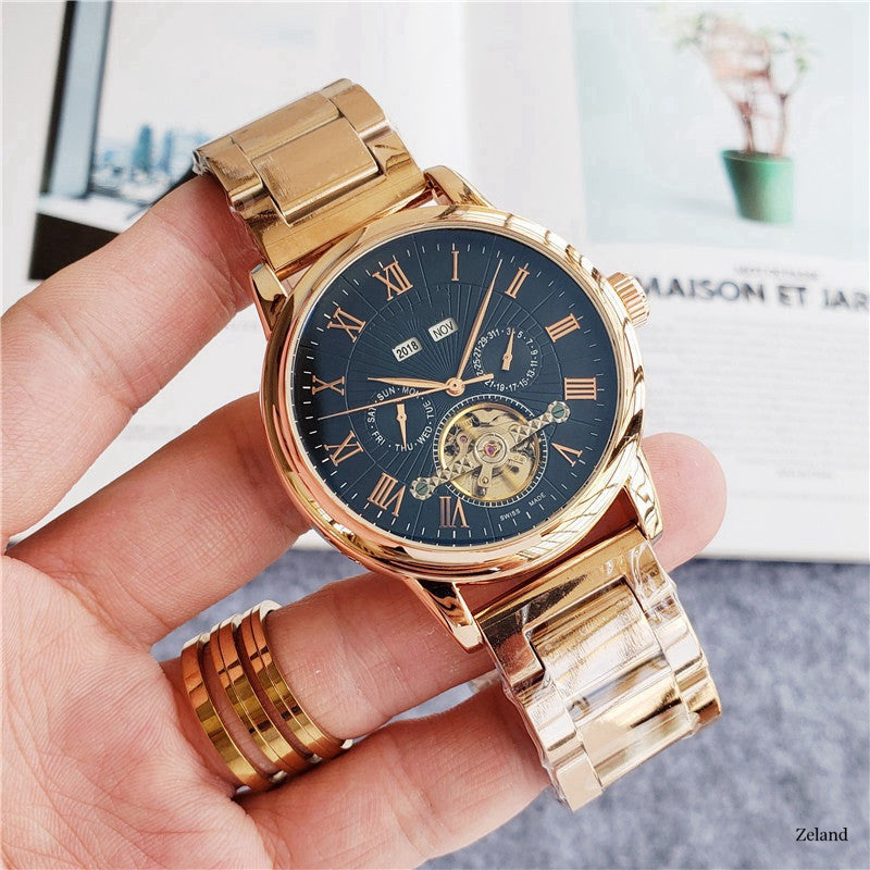 Tourbillon Five-Hand Casual Fashion Men's Watch