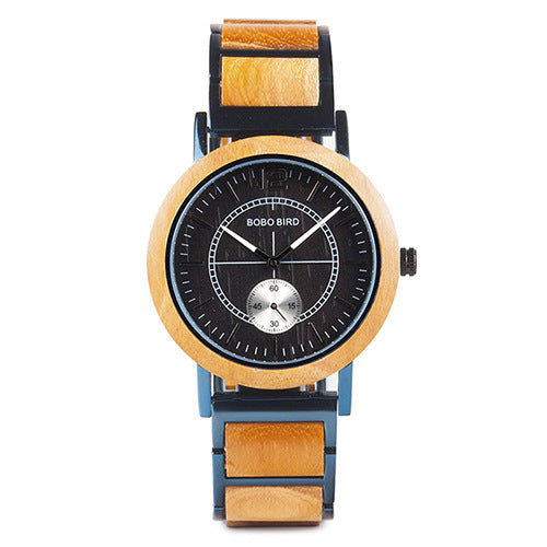 BOBOBIRD Wooden Couple Watch - Wooden Hand Mount