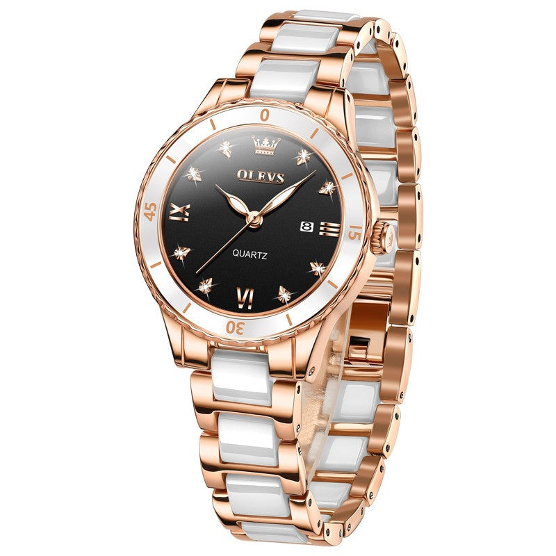 Quartz Electronic Ceramic Women's Watch