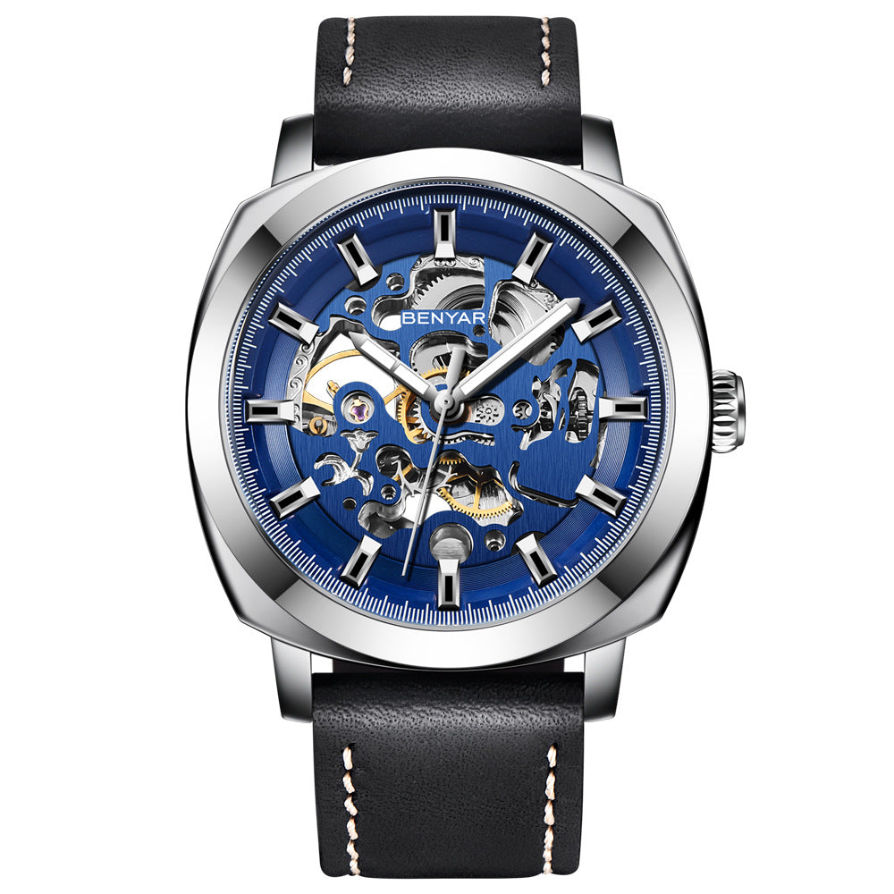 Hollow mechanical automatic fashion men's watch