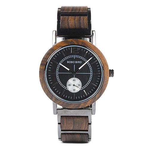 BOBOBIRD Wooden Couple Watch - Wooden Hand Mount