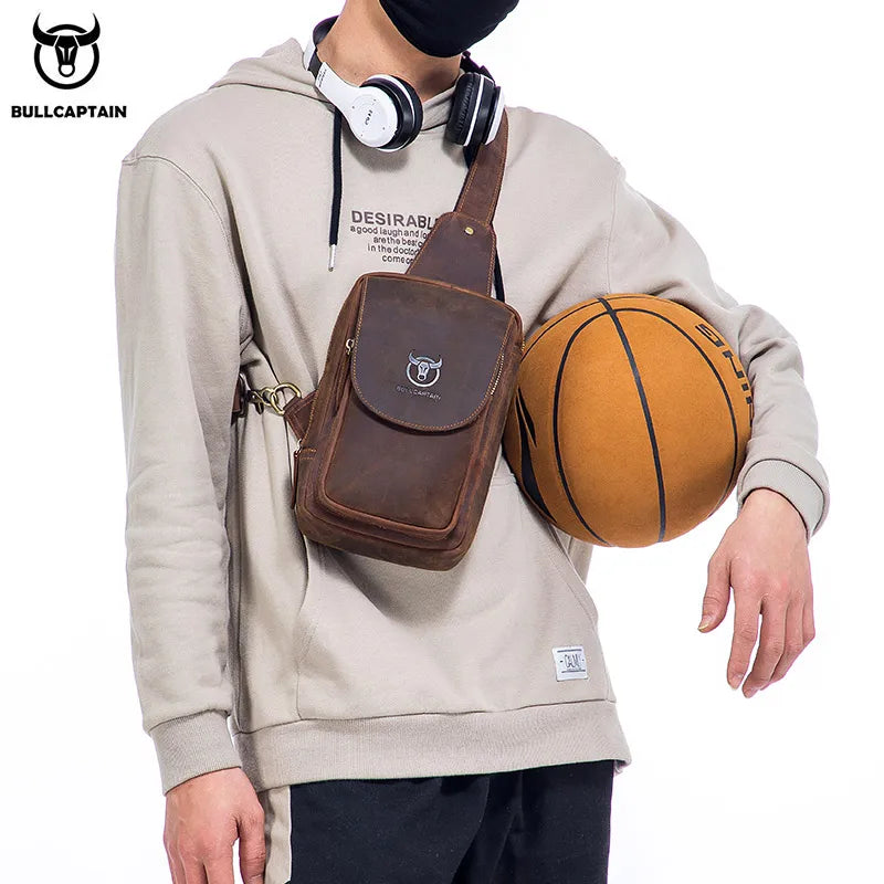 TrailForge Leather Chest Pack