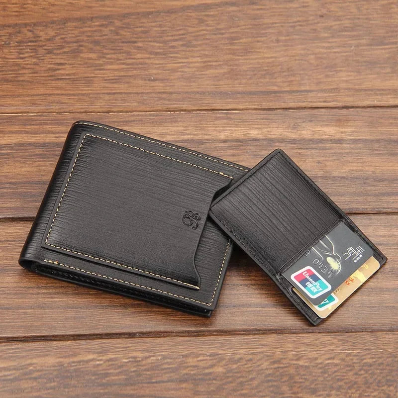 Short Leather Brand Wallet