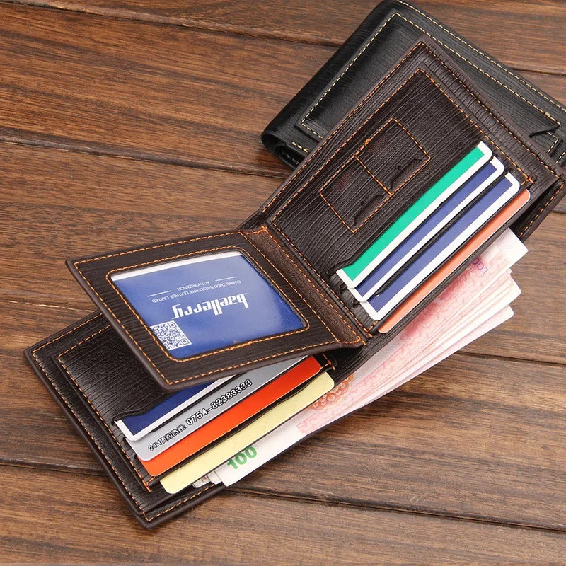 Short Leather Brand Wallet