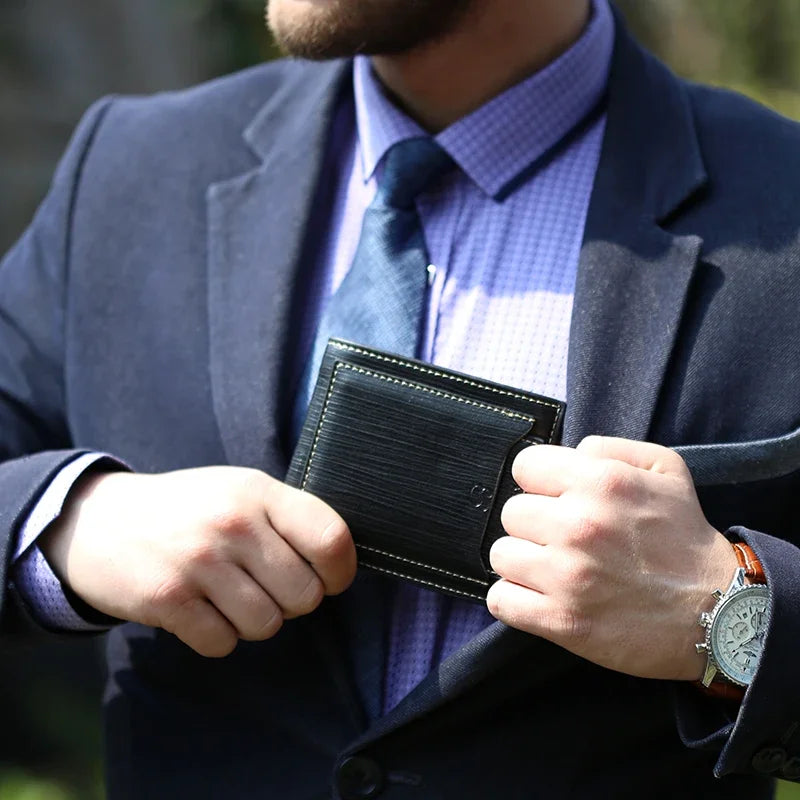 Short Leather Brand Wallet