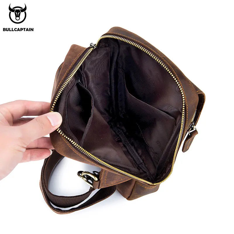 TrailForge Leather Chest Pack