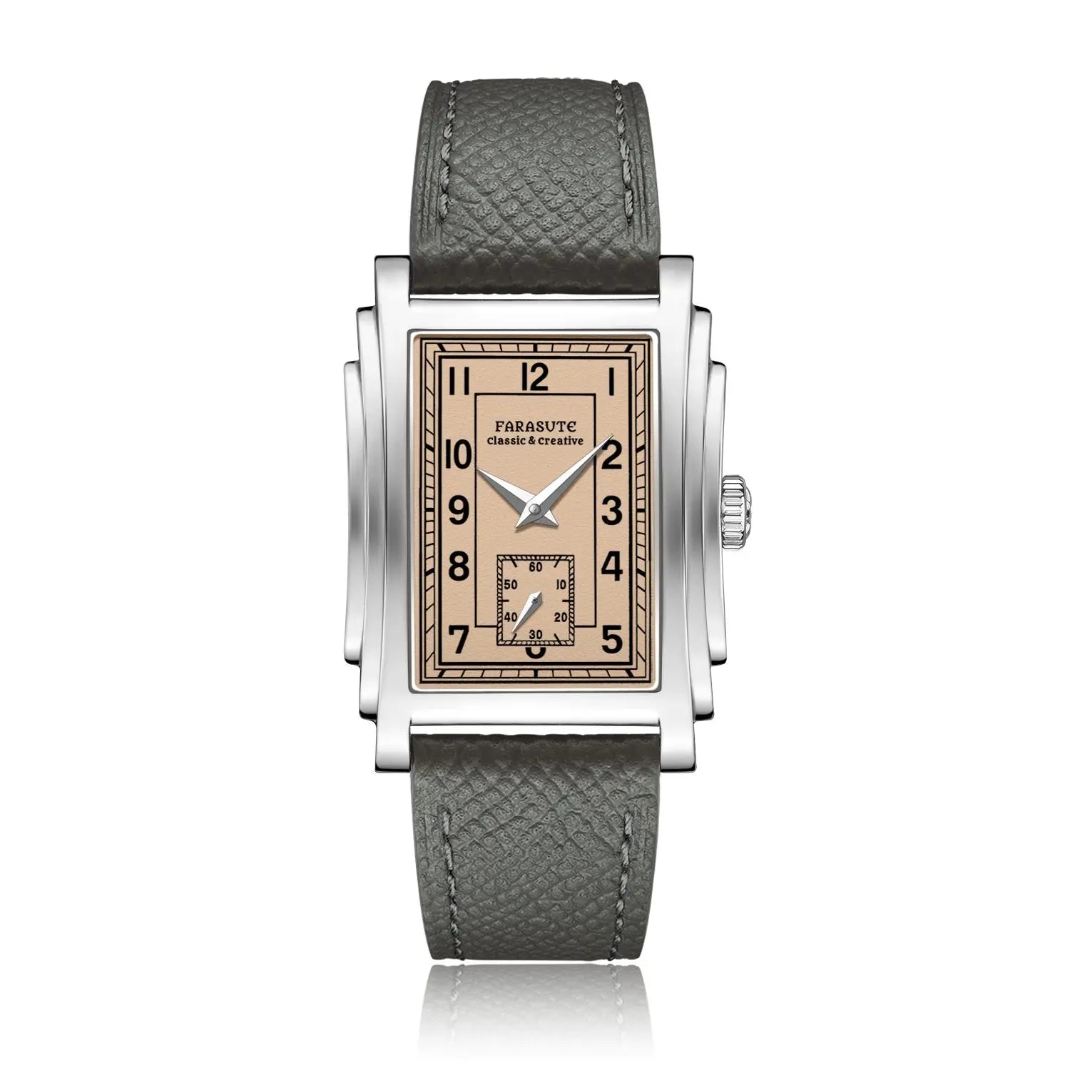 FARASUTE Retro Square Mechanica Watch