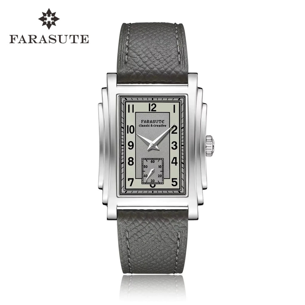 FARASUTE Retro Square Mechanica Watch
