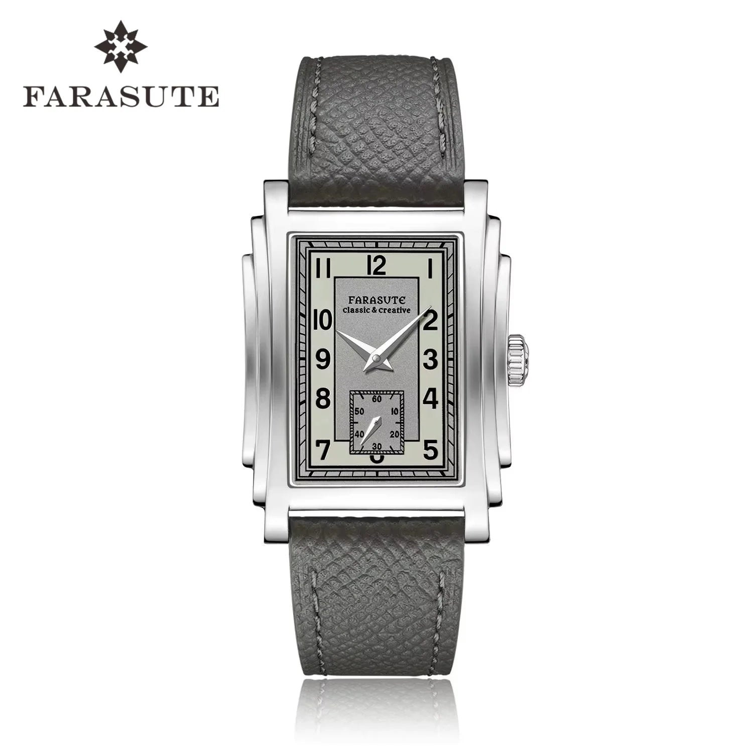 FARASUTE Retro Square Mechanica Watch