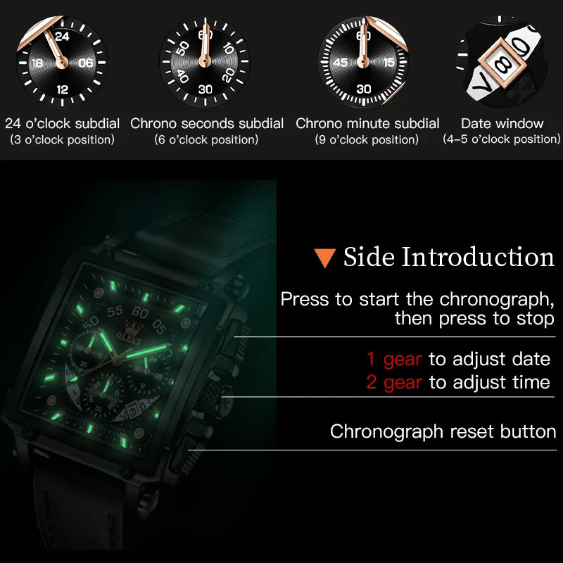 Square Quartz Watch