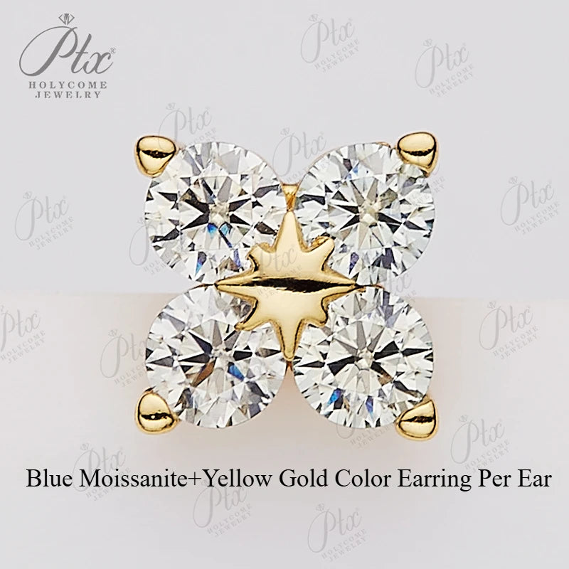 BloomCharm Moissanite Earrings