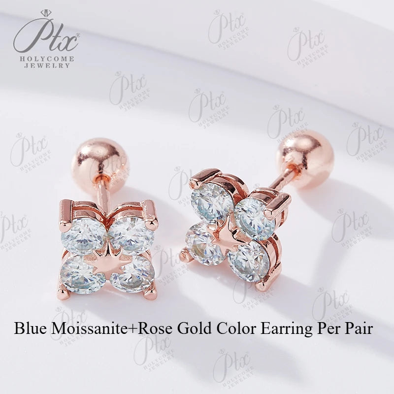 BloomCharm Moissanite Earrings