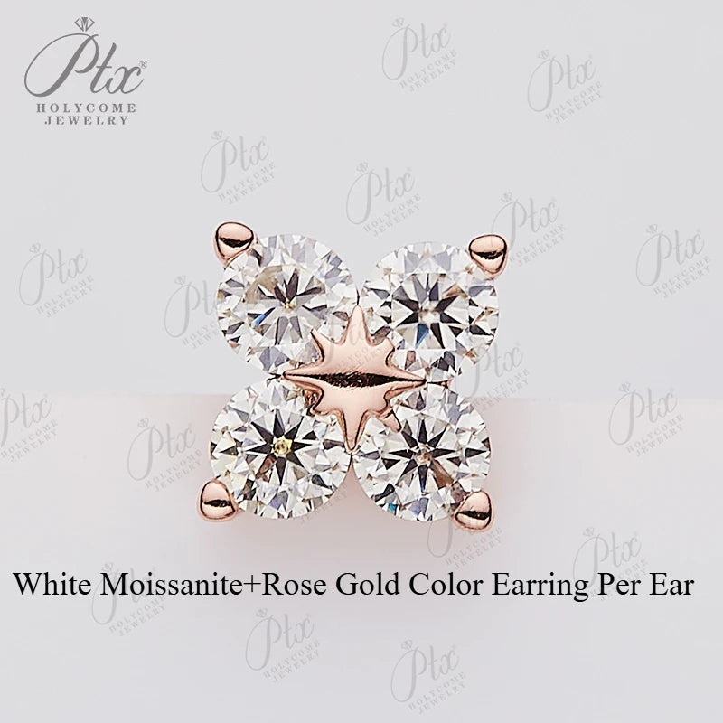 BloomCharm Moissanite Earrings