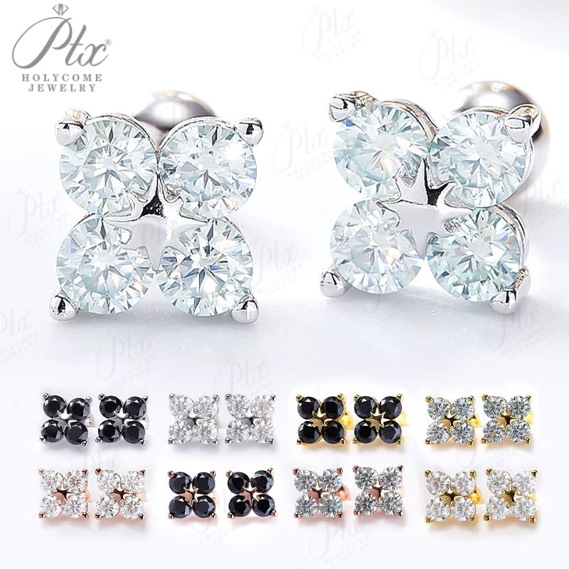 BloomCharm Moissanite Earrings