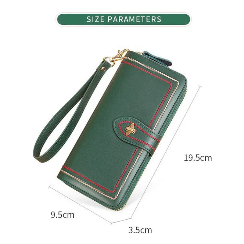 Multi Function Women Wallet Anti RFID Card Holder
