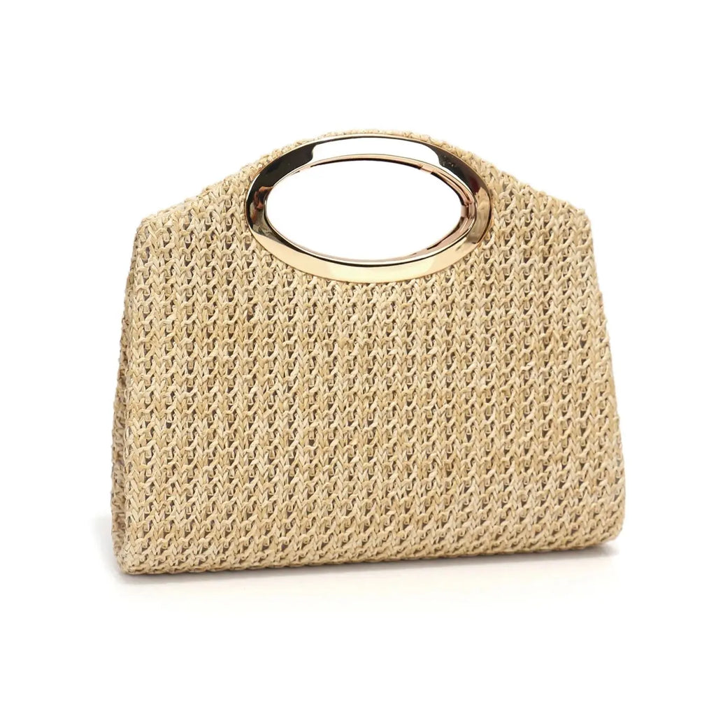 Ladies Straw Evening Handbag