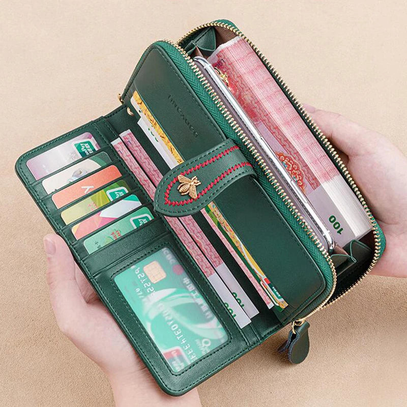 Multi Function Women Wallet Anti RFID Card Holder
