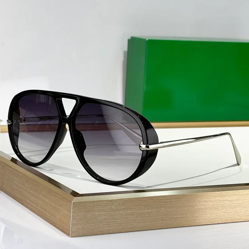 Tortoise Gold Pilot Sunglasses