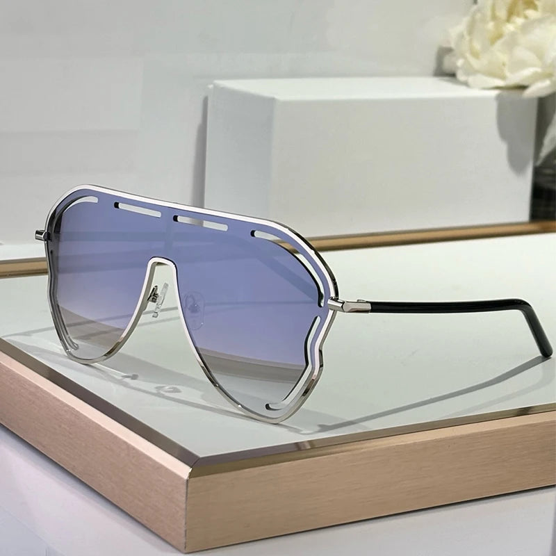 Gardeenia Alloy Big Frame Sunglasses