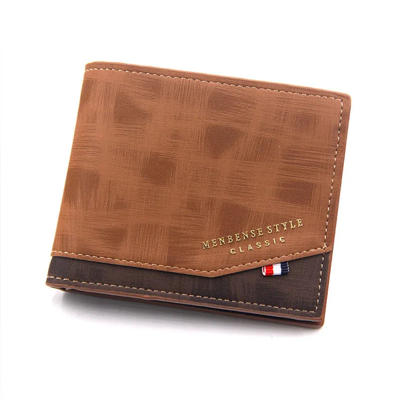 Quality Card Holder Frosted Leather Men Purses
