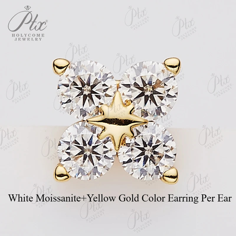 BloomCharm Moissanite Earrings