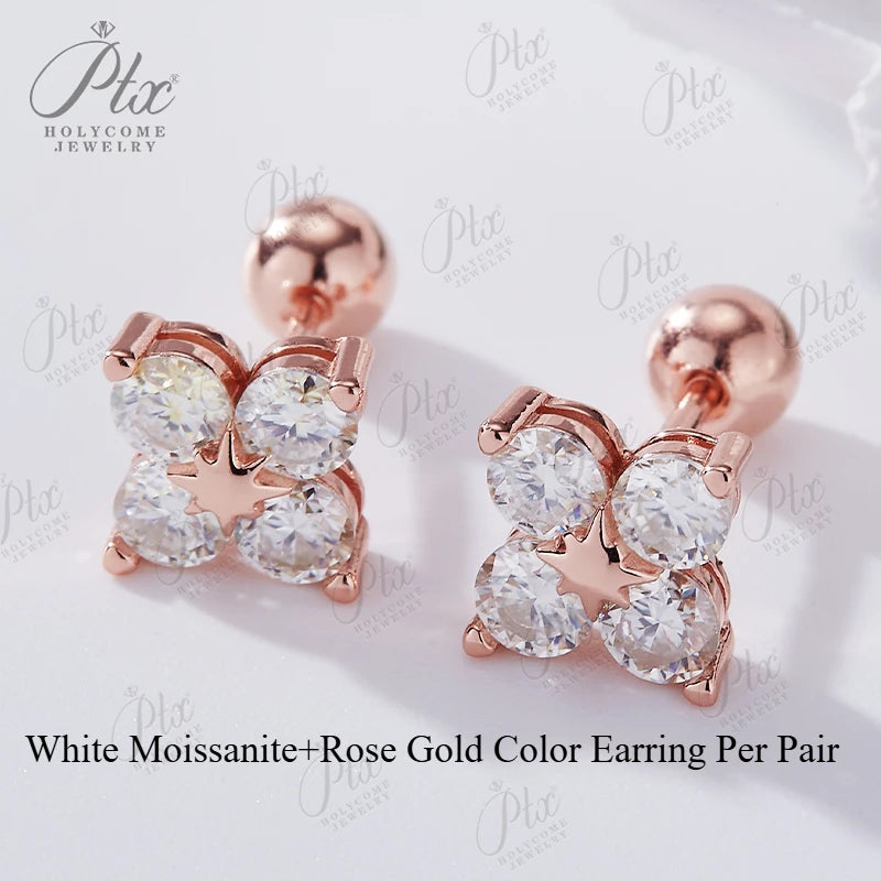 BloomCharm Moissanite Earrings