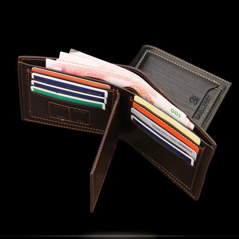 Short Leather Brand Wallet