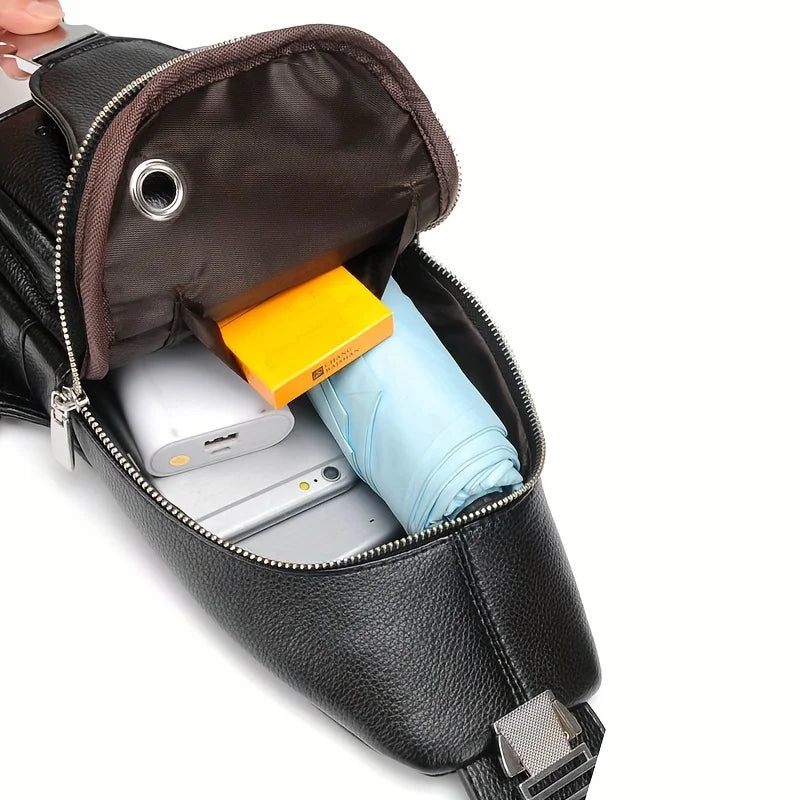 Vintage Leather Sling Bag