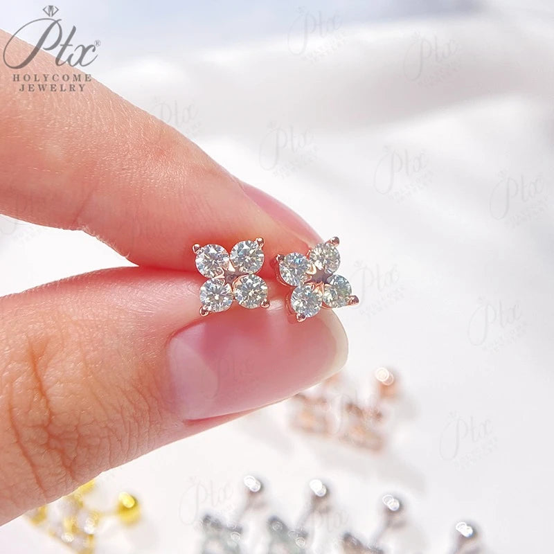 BloomCharm Moissanite Earrings