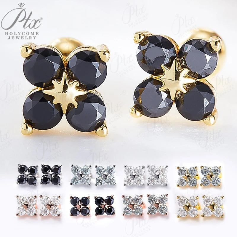 BloomCharm Moissanite Earrings