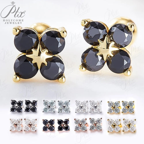 BloomCharm Moissanite Earrings