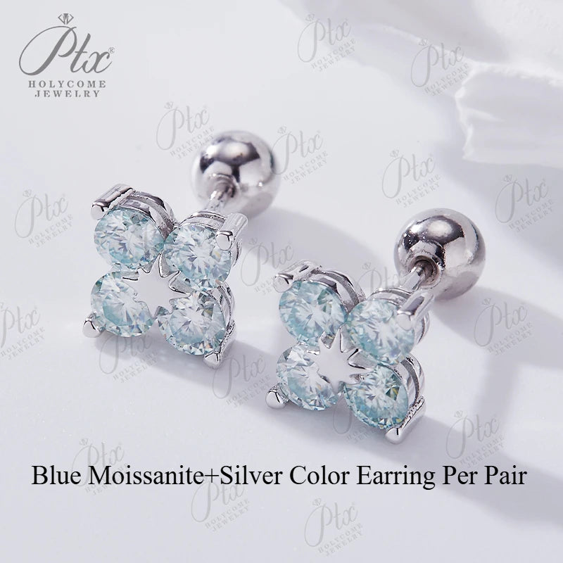BloomCharm Moissanite Earrings