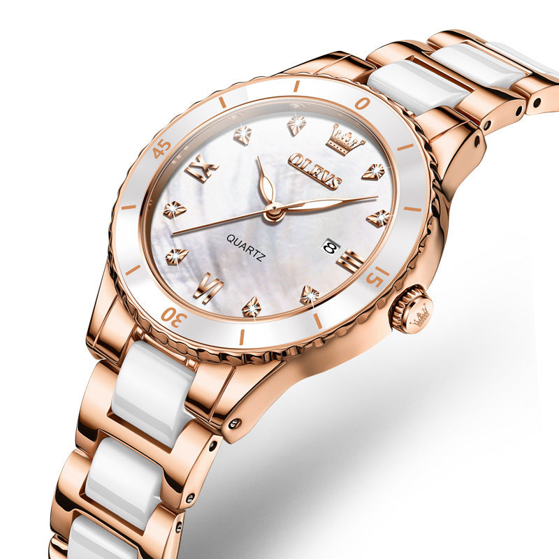 Quartz Electronic Ceramic Women's Watch
