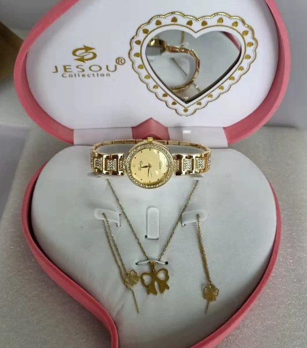 Simple Exquisite Jewelry Watch Necklace Gift Box