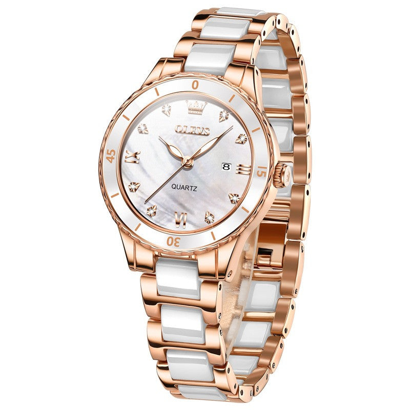 Quartz Electronic Ceramic Women's Watch